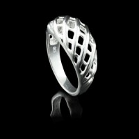 Anel Espelhado Abaulado